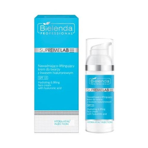 Bielenda Professional Supremelab Hydra-Hyal2 Injection Spf15 Moisturizing And Lifting Face Cream With Hyaluronic Acid 50ml Bielenda Professional Supremelab Hydra-Hyal2 Injection Spf15 Moisturizing And Lifting Face Cream With Hyaluronic Acid 50ml