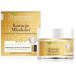 Bielenda Youth Renewal Moisturizing Anti-Wrinkle Cream With Snail Mucus Extract 40+ For Day/Night 50ml