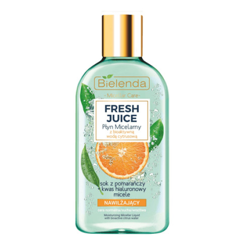 Bielenda Fresh Juice Micellar Cleansing Liquid Moisturizing With Citrus Water Orange 500ml