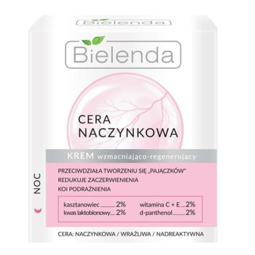 Bielenda Capillary Cream Strengthening And Regenerating Night Cream 50ml