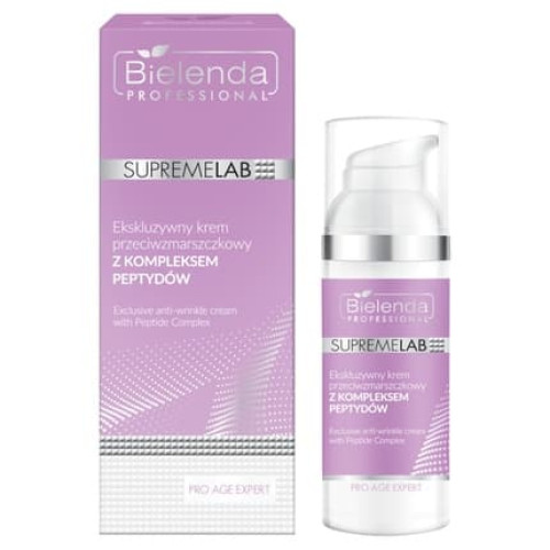 Bielenda Professional Supremelab Pro Age Expert Exclusive Anti-Wrinkle Cream With Peptide Complex 50ml