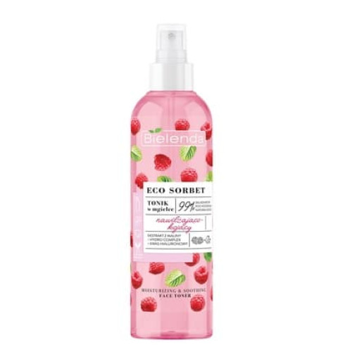 Bielenda Eco Sorbet Moisturizing And Soothing Toner In Mist Raspberry 200ml