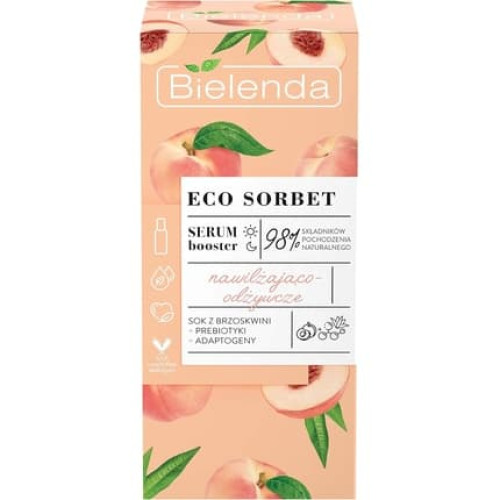 Bielenda Eco Sorbet Moisturizing and Nourishing Face Booster Serum Peach