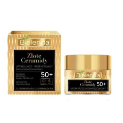 Bielenda Golden Ceramides Lifting And Regenerating Anti-Wrinkle Cream 50+ For Day And Night 50ml