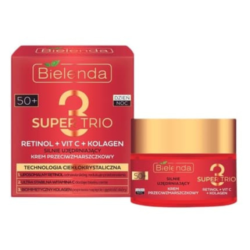 Bielenda Super Trio 50+ Firming Anti-Wrinkle Day And Night Cream 50ml