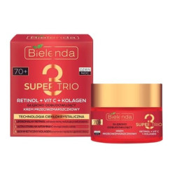 Bielenda Super Trio 70+ Deep Rebuilding Anti-Wrinkle Cream Day Night 50ml