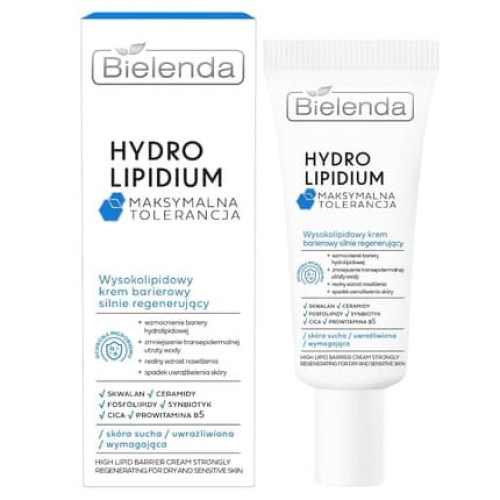 Bielenda Hydro Lipidium Maximum Tolerance High-Lipid Barrier Cream Strongly Regenerating 50ml