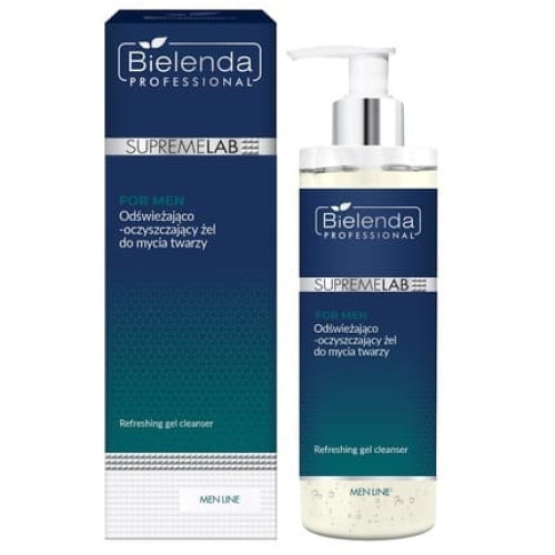 Bielenda Professional Supremelab Men Line Refreshing And Cleansing Face Wash Gel 200ml
