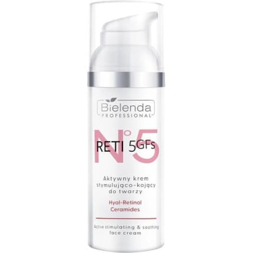 Bielenda Professional Reti 5 GFs Active Stimulating and Soothing Cream with Hyal-Retinol and Ceramides 50ml