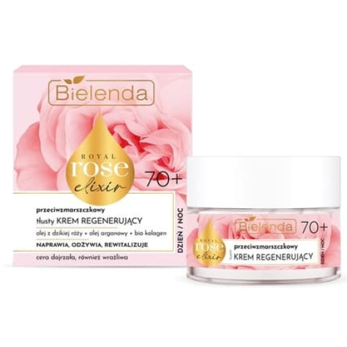 Bielenda Royal Rose Elixir Antiwrinkle Cream For Face Day And Night 70 50ml