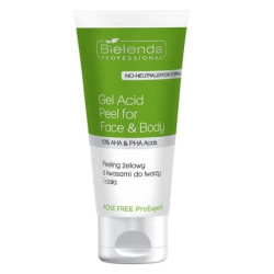 Bielenda Professional Acne Free Pro Expert Gel Peeling For Face 150ml