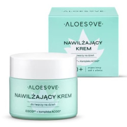 Aloesove Moisturizing Face Cream 50ml Day Cream For All Skin Types Vegan Face Cream Antiaging Ideal Under Makeup