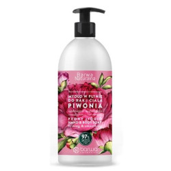 Barwa Naturalna Smoothing Liquid Soap Peony 500ml