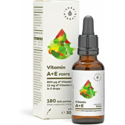 Vitamin A+E Drops Natural Vegan Vitamin E + Retinol Liquid 30ml Vitamin A+E Drops Natural Vegan Vitamin E + Retinol Liquid 30ml