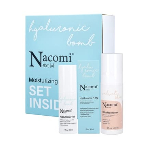 Nacomi Level Moisturizing Set Toner 100ml and Hyaluronic Acid Serum 30ml