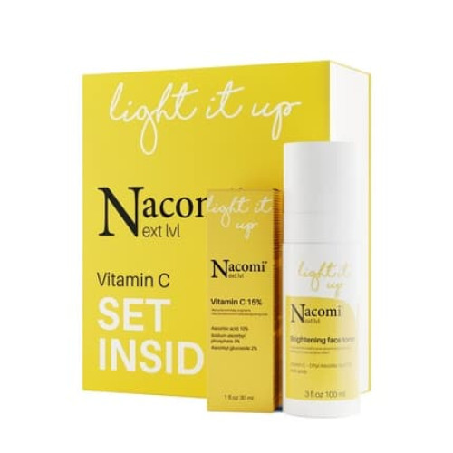 Next Level Vitamin C Brightening Face Toner 100ml + Vitamin C 15% 30ml