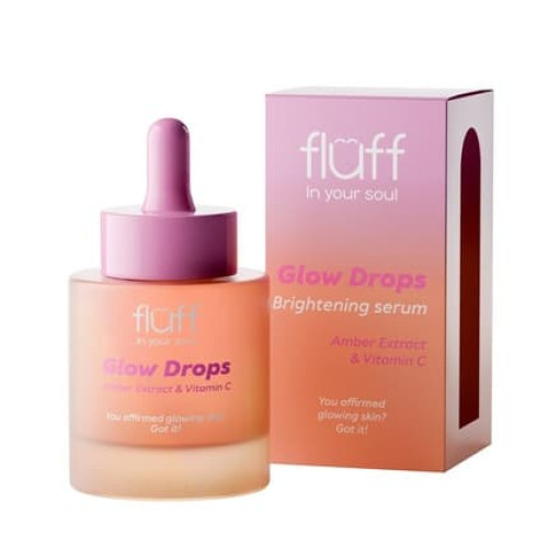 Fluff In Your Soul Glow Drops Brightening Serum With Amber Extract And Vitamin C 30ml