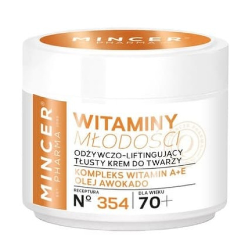 Mincer Pharma Youth Vitamins 70+ Lifting Cream For Face 354 50ml