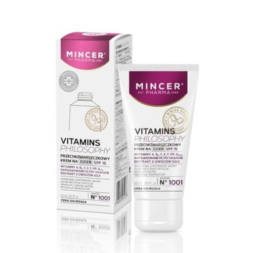 Mincer Pharma Vitamins Philosophy Anti-Wrinkle Day Cream Spf15 50ml