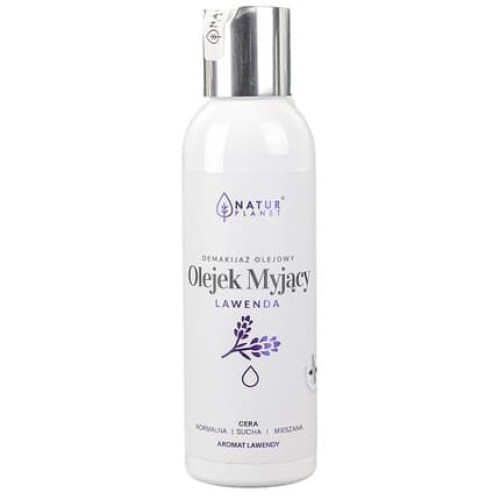 Natur Planet Cleansing Oil For Facial Makeup Removal Lavender 150ml