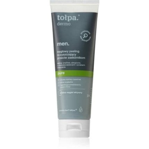 Topa Men Pure Wglowy Peeling Oczyszczajcy 100ml Men's Skincare