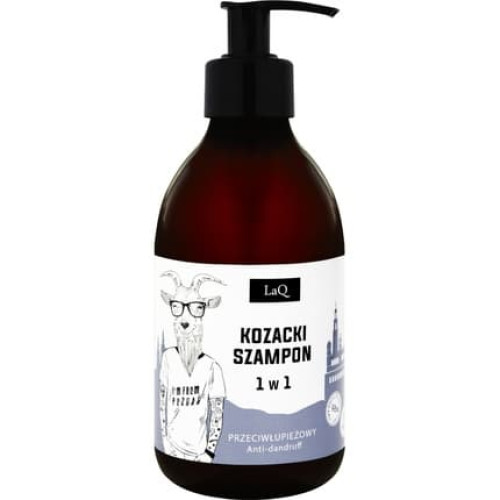 Laq Kozacki 1 In 1 Anti-Dandruff Shampoo With Tea Tree And Twelve Herb Complex - 300ml