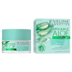 Eveline Cosmetics Organic Aloe + Collagen Moisturizing Mattifying Face Gel 50ml