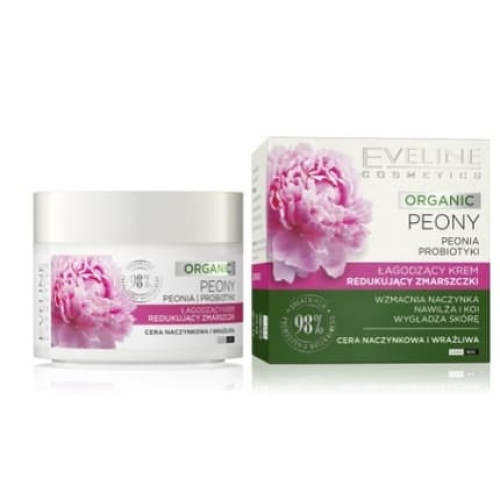 Eveline Cosmetics Peony Advanced Antiwrinkle Soothing Cream 50ml