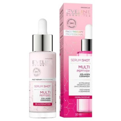 Eveline Serum Shot Multi-Peptides Rejuvenating Treatment For Face, Neck, And Decollete 30ml Eveline Serum Shot Multi-Peptides Rejuvenating Treatment For Face, Neck, And Decollete 30ml