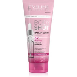 Eveline Body Shot Regenerating Balm Serum With Peptides Collagen Ceramides 200ml Pack Of 3
