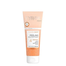 Eveline Enzymatic Face Peeling Scrub 4 Enzymes Clean Shot All Skin Types Vegan Eveline Enzymatic Face Peeling Scrub 4 Enzymes Clean Shot All Skin Types Vegan