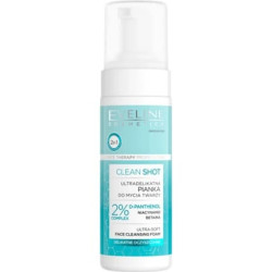 Eveline Clean Shot Ultra Soft Face Cleansing Foam With Dpanthenol And Niacinamide 150ml