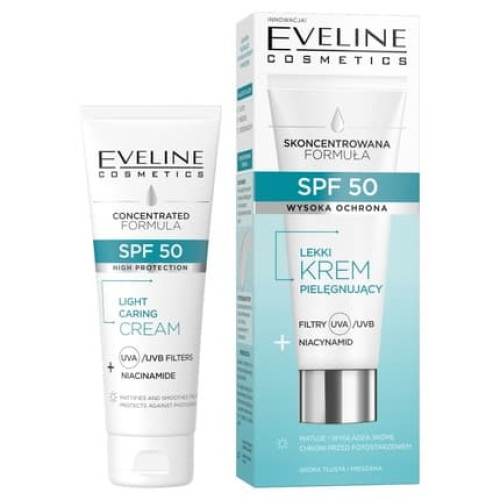 Eveline Lekki Moisturizing Cream Spf50 Niacinamide For Oily And Combination Skin 30ml Eveline Lekki Moisturizing Cream Spf50 Niacinamide For Oily And Combination Skin 30ml