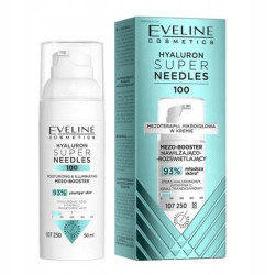 Eveline Hyaluron Super Needles 100 Mezo-Booster Moisturizing Illuminating 50ml