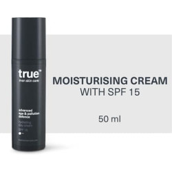 True Men Skin Care Hydrating Day Cream with SPF 15 Advanced Age & Pollution Defence 50ml