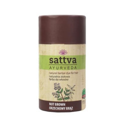 Sattva Natural Herbal Dye For Hair Nut Brown 150g Sattva Natural Herbal Dye For Hair Nut Brown 150g