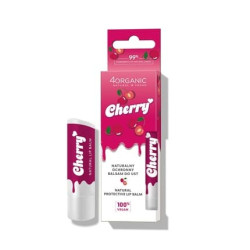 4organic Natural Lip Balm Cherry 5g 4organic Natural Lip Balm Cherry 5g