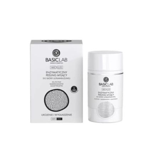 Basiclab Enzymatic Cleansing Scrub for Sensitive Skin