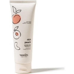 Resibo Rich Peach Natural Face Washing Gel 125ml 100% Vegan