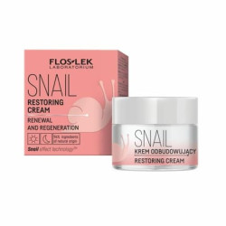 FLOSLEK Snail Slime Day and Night Care 50ml Face Cream with Snail Extract Moisturizer for Wrinkles Fine Lines & Dark Spots Anti-Aging Skincare