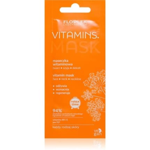Vitamins Face Neck And Decollete Mask