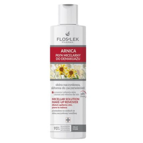 Floslek Arnica Micellar Water For Makeup Removal For Capillary Skin 225ml
