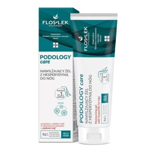 Podology Care Moisturizing Gel With Hesperidin For Feet 80g Floslek