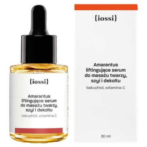 Iossi Amaranth Firming And Lifting Face Massage Serum With Bakuchiol And Vitamin C 30ml