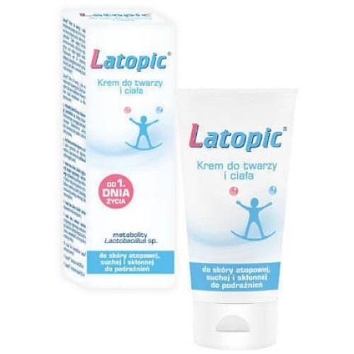 LATOPIC Cream for Face and Body Emollient for Atopic Dry Skin 75ml