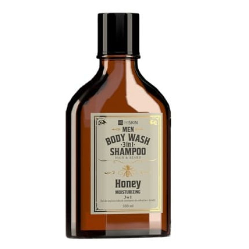Hiskinmen Whisky 3in1 Body Wash And Shampoo For Hair And Beard Honey 330ml