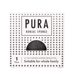 Sister Young Pura Konjac Sponge Black Facial Cleansing Sponge