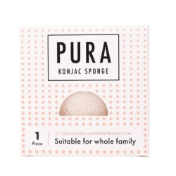 Sister Young Pura Konjac Sponge White Facial Cleansing Sponge