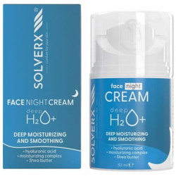 Solverx Deep H2o+ Deeply Moisturizing Night Cream - 50ml Solverx Deep H2o+ Deeply Moisturizing Night Cream - 50ml