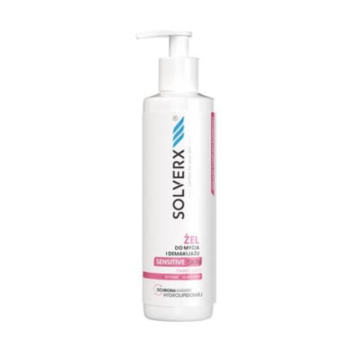 Solverx Sensitive Skin Cleansing Gel For Face And Eyes 200 Ml